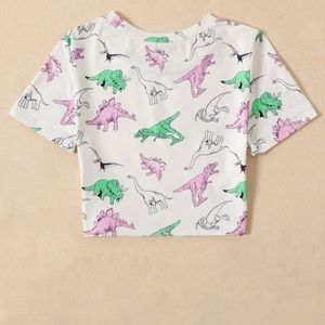 Dinosaur crop top